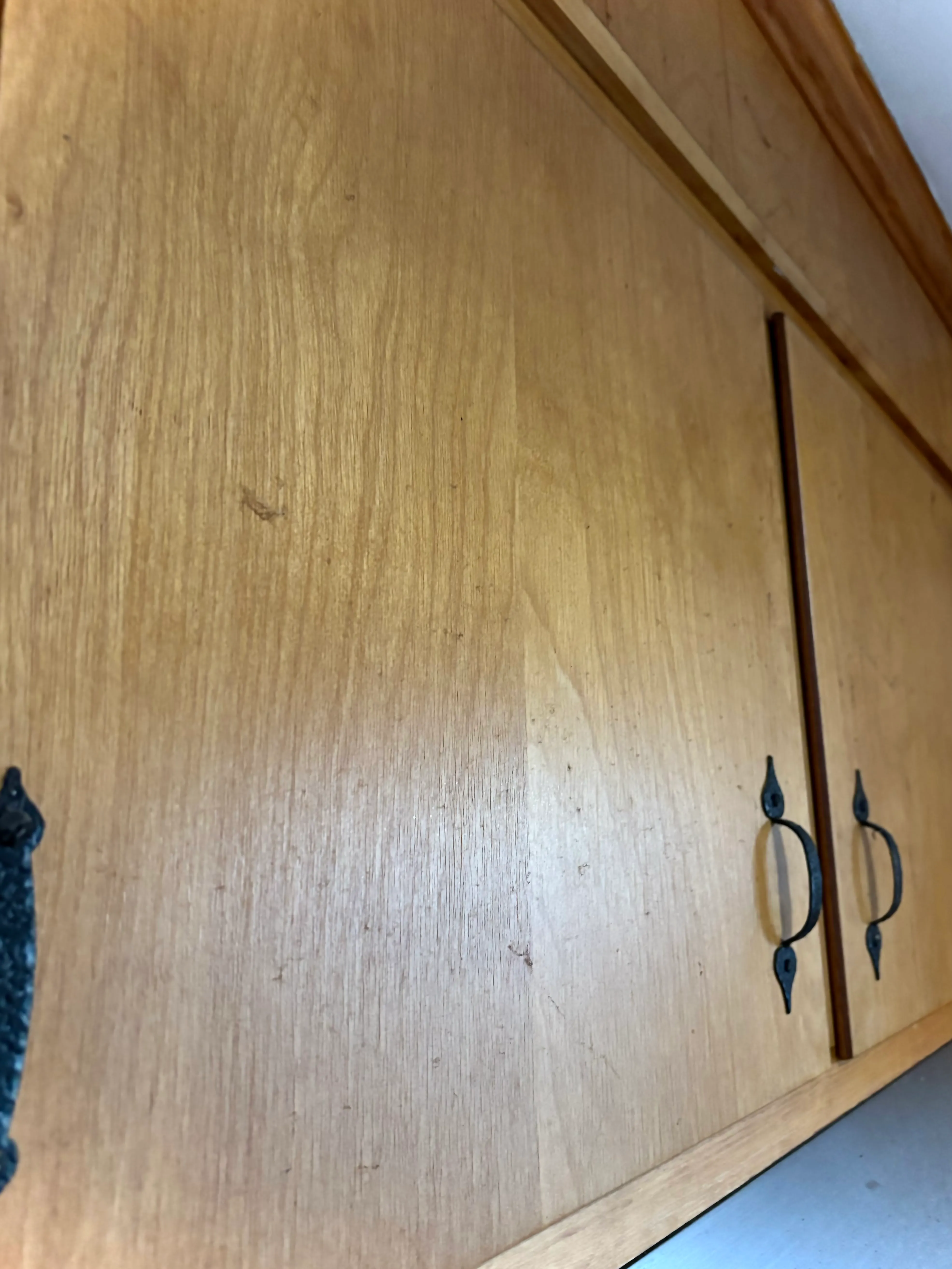 Before: Cabinet detail work
