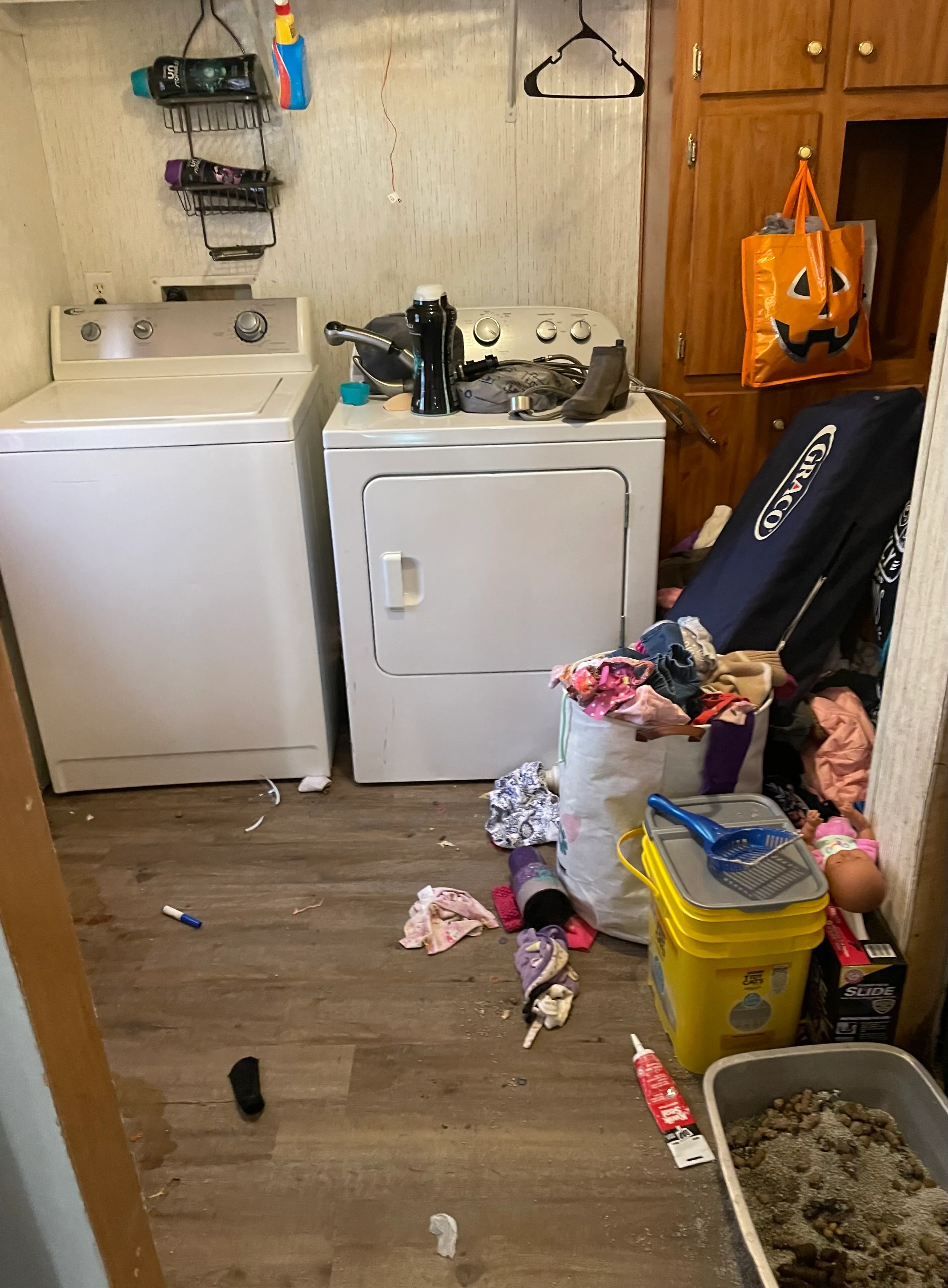 Before: Laundry room clean