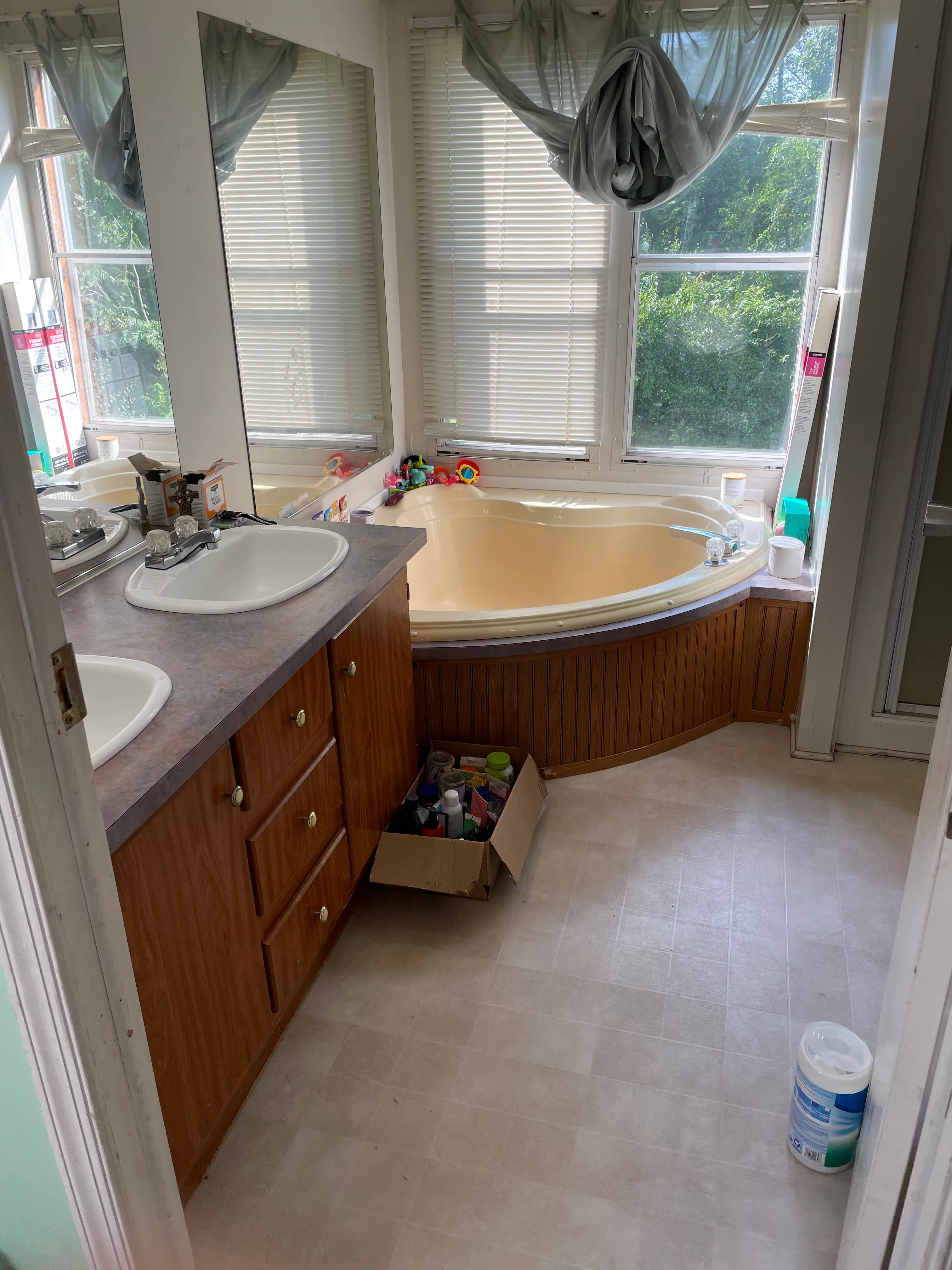 After: Bathroom to master bath refresh